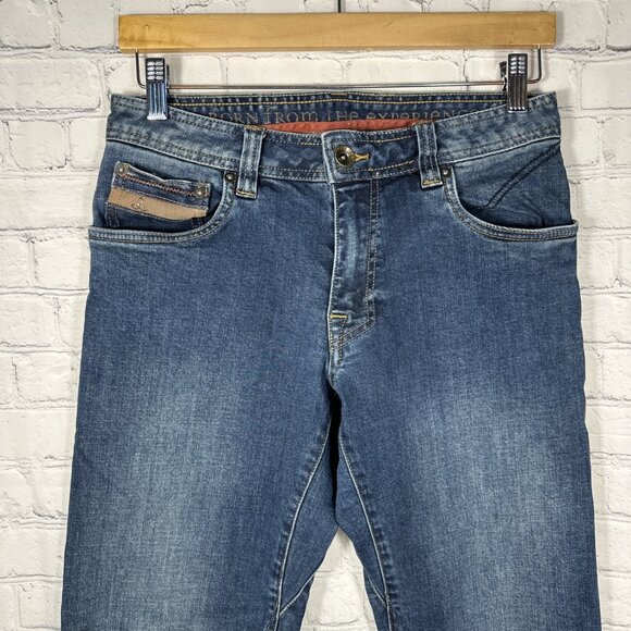 Prana Men's Jeans 28x34 Axiom Blue Stretch Denim Organic Cotton M41173402 - Picture 2 of 11